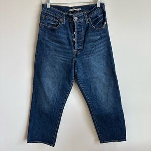 Levi’s ankle cropped jeans